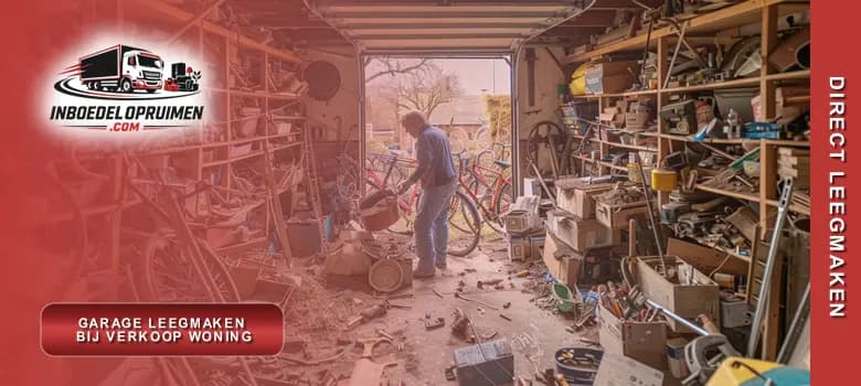 Garage leegmaken bij verkoop woning