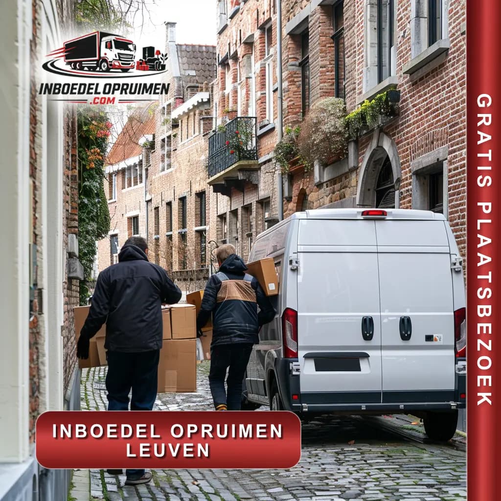 Inboedel opruimen in Leuven
