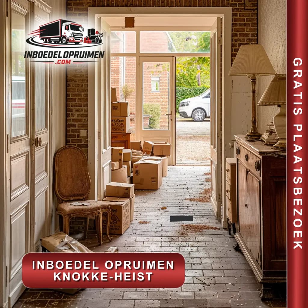 Inboedel opruimen in Knokke-Heist