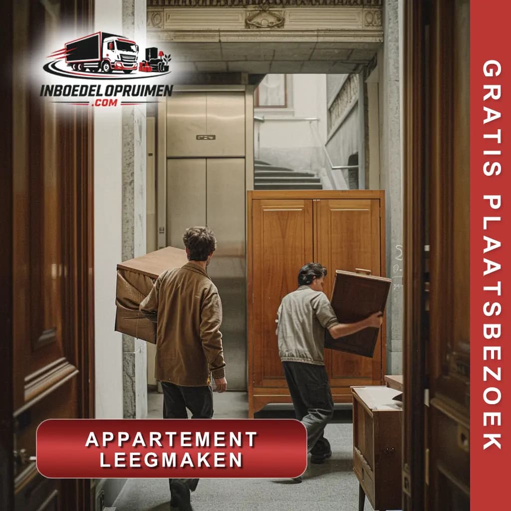 Zorgeloos leegmaken van een appartement