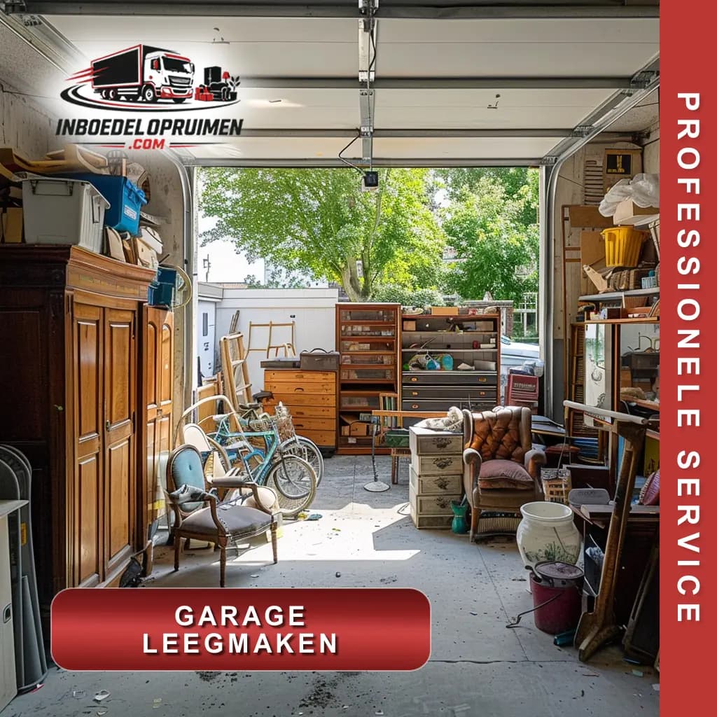 Professioneel leegmaken van een garage