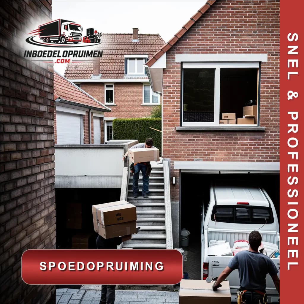 Snelle spoedopruiming van een woning
