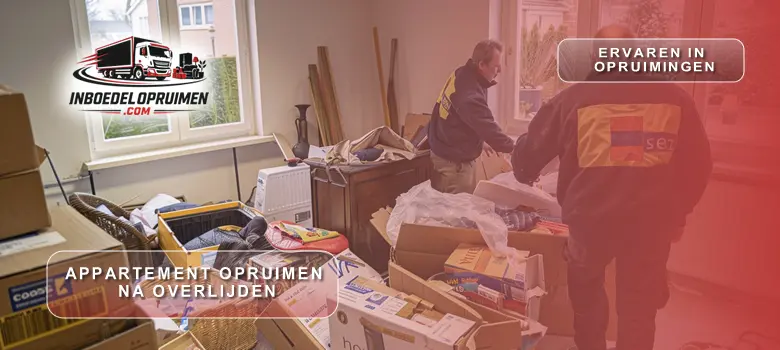 Medewerker voert inboedel af tijdens opruiming van appartement na overlijden in Vlaanderen