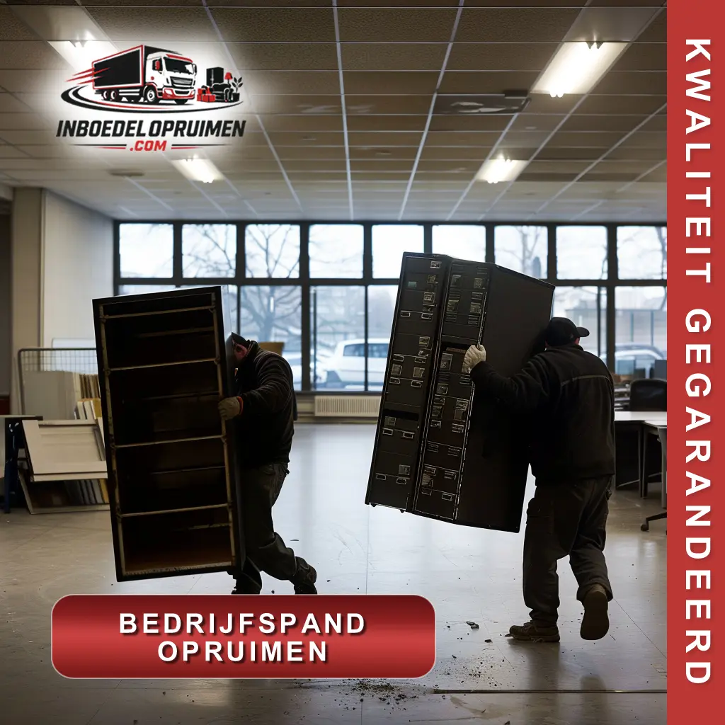 bedrijfspand opruimen
