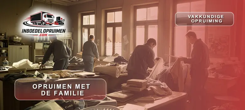 opruimen met de familie