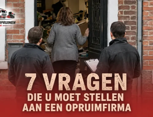 7 vragen die u moet stellen aan een opruimfirma
