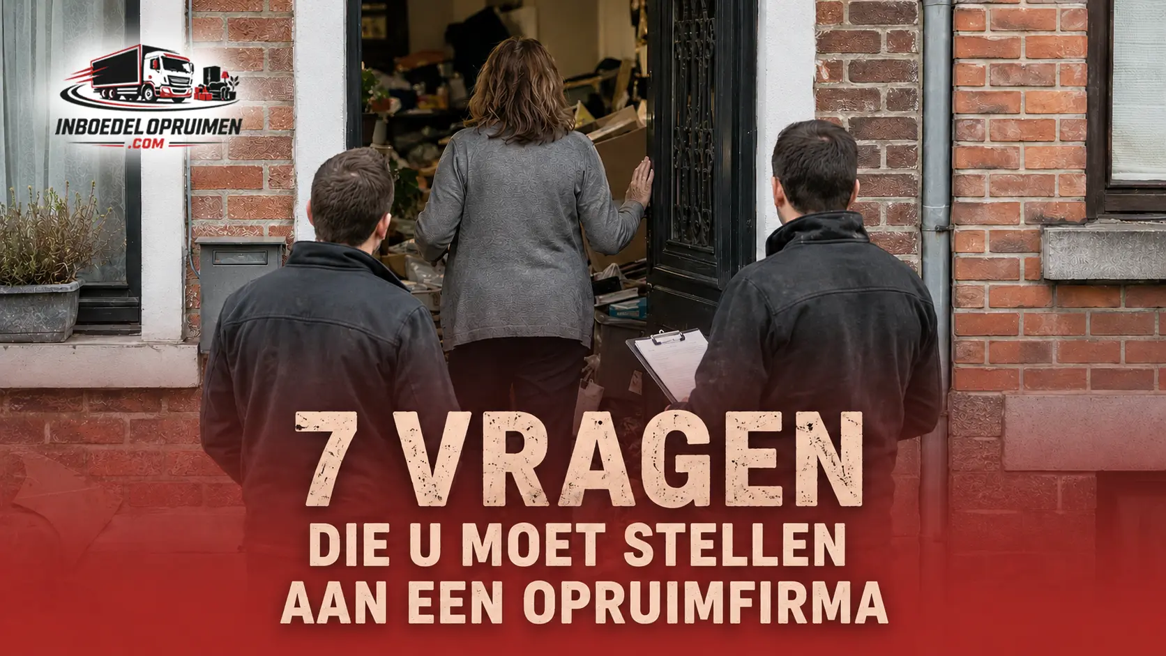 Huis eigenaar bespreekt opruiming met firma aan de deur — 7 vragen die u moet stellen