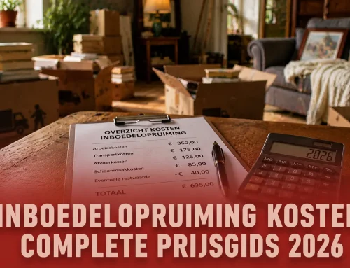 Inboedelopruiming Kosten: Complete Prijsgids 2026