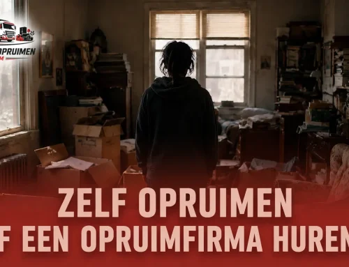 Zelf opruimen of een opruimfirma huren?