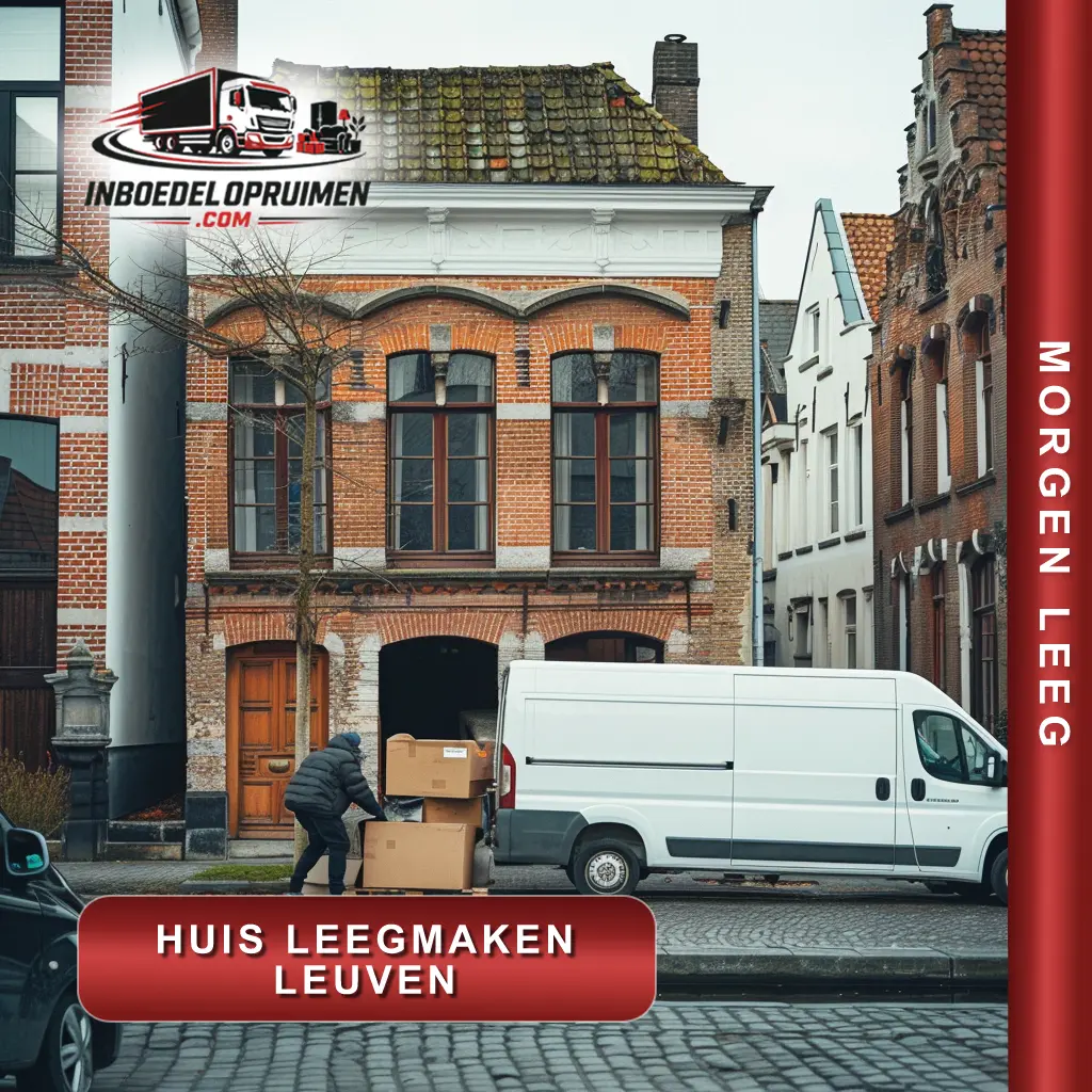 Huis leegmaken in Leuven — studentenhuis volledig leeggemaakt tussen twee huurperiodes