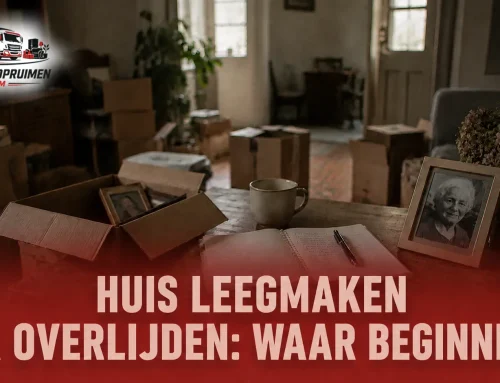 Huis leegmaken na overlijden checklist: waar begin je mee?
